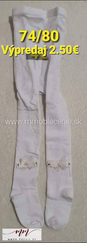 Pančuchy detské - ozdoba, 74 / 80