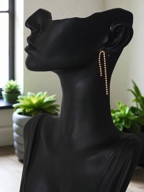 Puzetové náušnice guličkové,