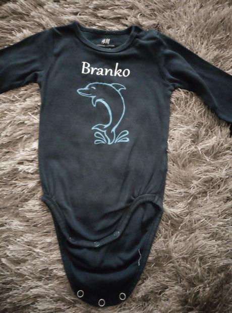 Chlapčenské bodycko branko, h&m,74