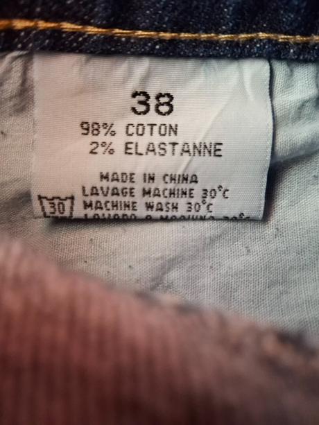 Dámske tmavosvetlé modré  rifle., success,38