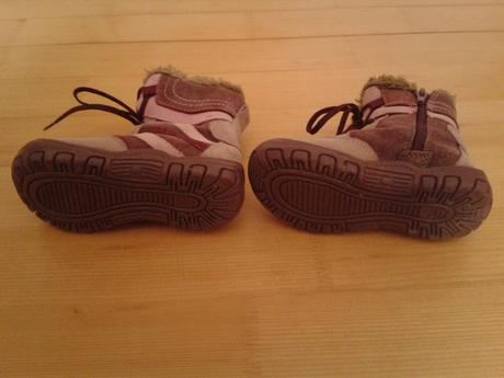 Kožené ružové zimné topánky protetika, protetika,24