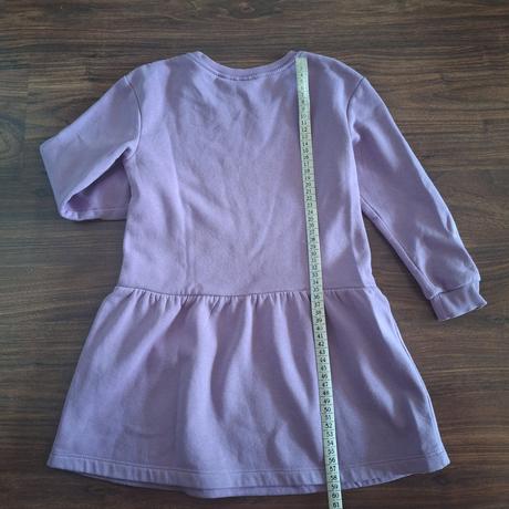 Dievčenské zateplené šaty frozen, 4-6 r., 116