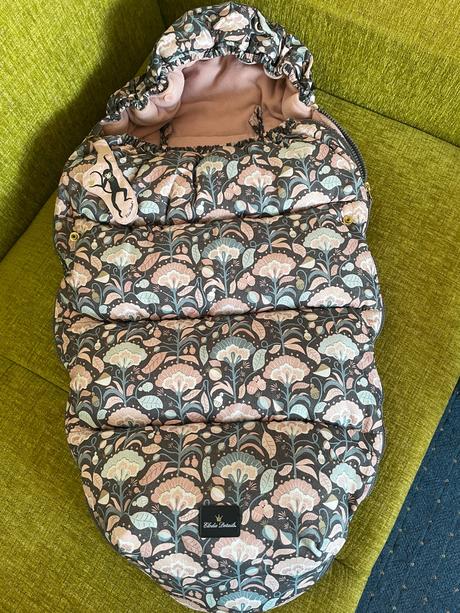 Fusak s kožušinkou + rukavice + taštička, elodie details