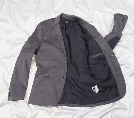 Kvalitné sivé sako h&m, h&m,46