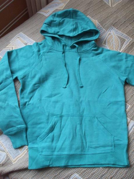 Mikina - iba opraná, denim,36