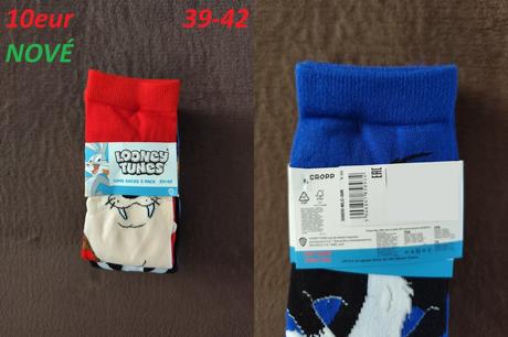 Ponožky dlhé looney tunes viacfarebné, 39 / 42
