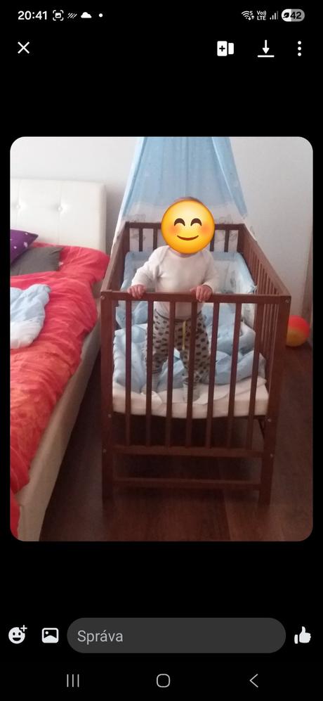 Detská postieľka, šírka (cm): 60,dĺžka (cm): 120