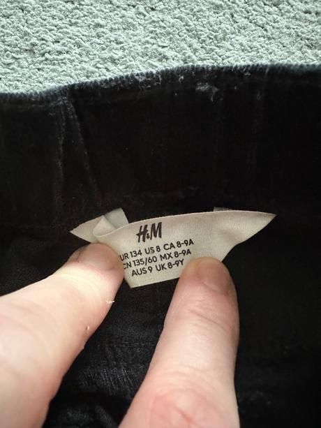 Menčestrové nohavice h&m, h&m,134