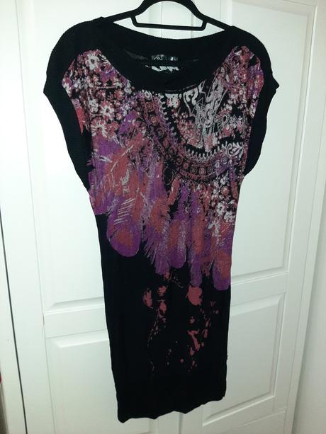 Svetríkové šaty desigual s/m, desigual,m