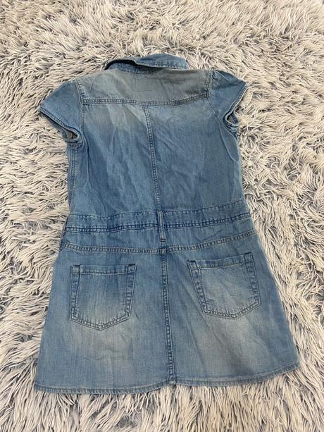 Dievčenské riflové šaty, h&m,128