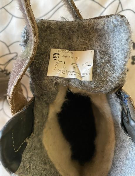 Kožené detské zimné topánky ricosta v. 24 +1, ricosta,24