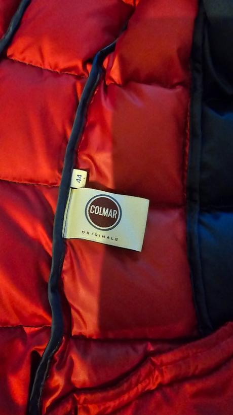 Značková páperová bunda, colmar,38