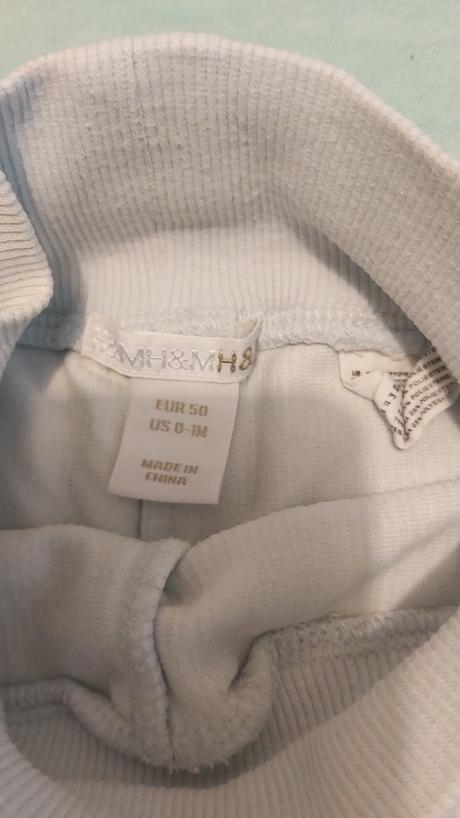 Tenké "menžestrové" tepláky h&m 50, h&m,50