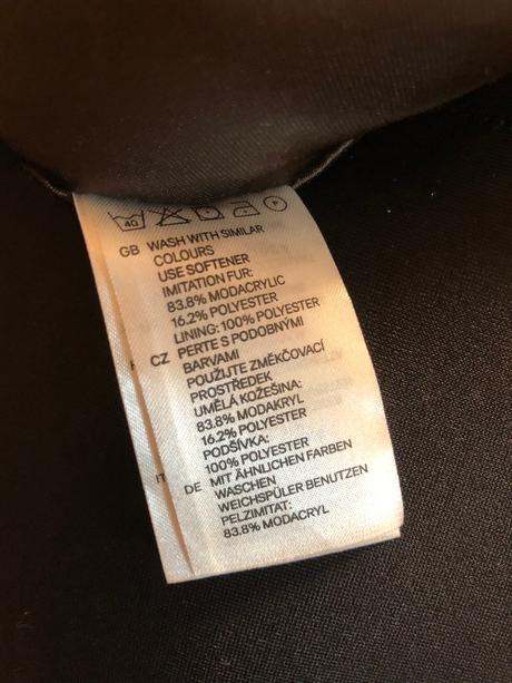 H&m - kožušinka / vesta / vestička, h&m,s