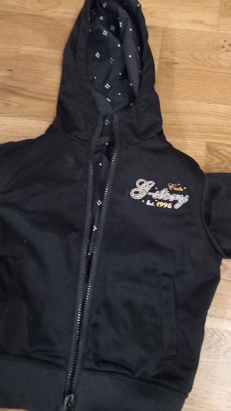 Obojstranná bunda 2/3roky reflexná svietia prvky, 92