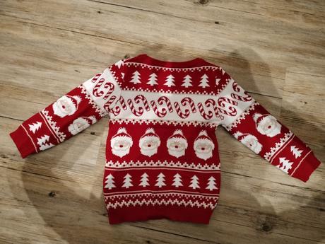 Zateplený sveter s vianočným motívom, pepco,92