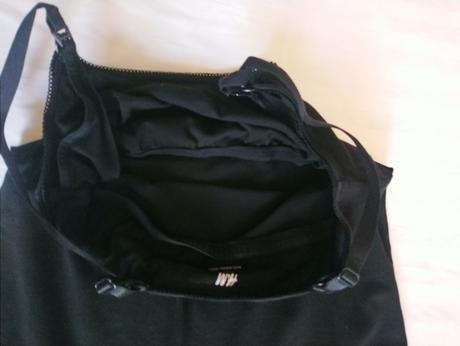 Dámsky čierny elastický top na ramienka, h&m, s, h&m,s