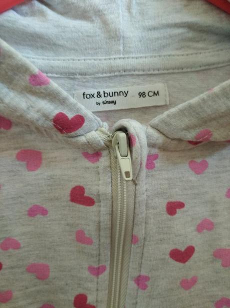 Nový teplákový overal, fox & bunny,98