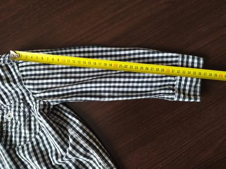 Čiernobiela košeľa, f&f,110