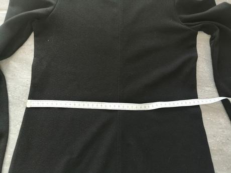 Čierne pružné midi šaty ham vs, h&m,s