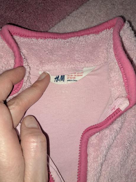 Teplá mikiná, h&m,122