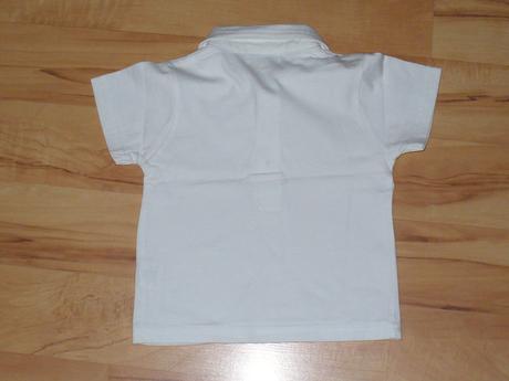 Vesta s bielym tričkom/polokošeľou, zip zap,86