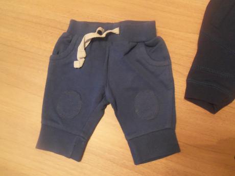 2x značkové nohavice pre new born do 3,5kg-56cm, bluezoo,56