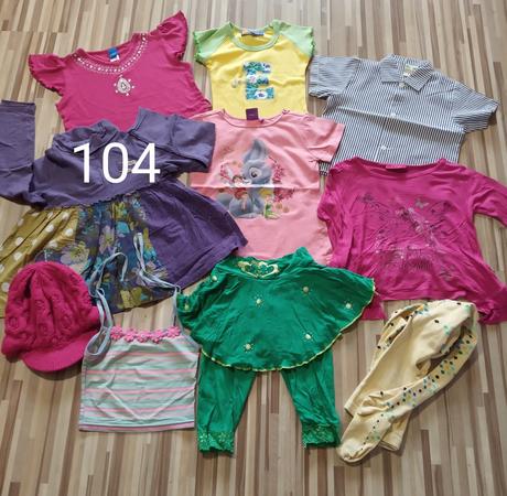 Veľký balík 104 dievčenské 29 ks, 104–116