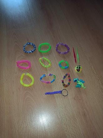 Balík gumičiek na ruku alebo do vlasov, prívesok,