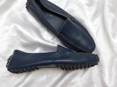 Kvalitne damske kozene mokasiny, 38