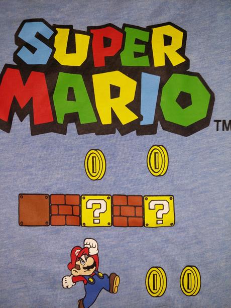 Krásne tricko super mario, h&m,104