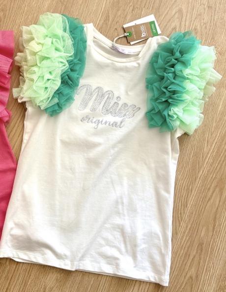 Original marines tričko s tylovým volánom 140/146, original marines,140 / 146