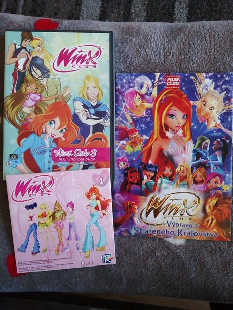 Mam na predaj dvd 3 ks winx,