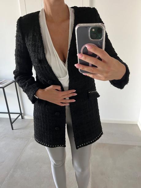 Tvídové sako zara, zara,s