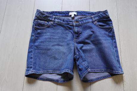 Tehotenské riflové kraťasky h&m mama, h&m,l