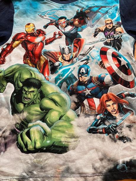 Tričko avengers - veľ. 122/128, h&m,122