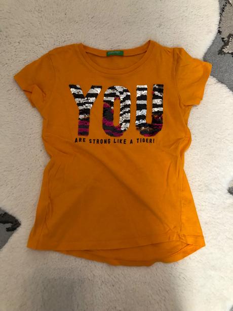 Flitrové tričko benetton, benetton,122