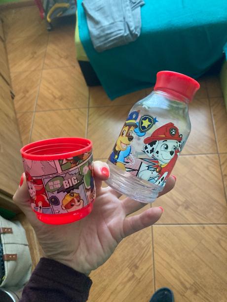 Paw patrol flaska a pohar 2v1,