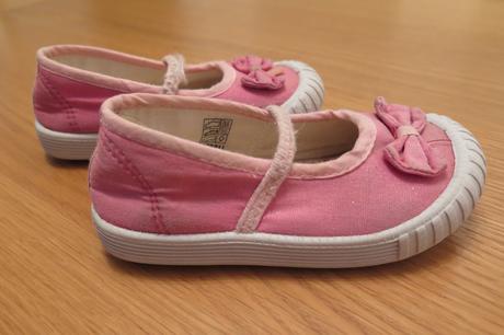 Dievč.plátenky s mašľou vel.22, 22