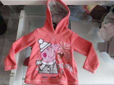 Hrubá flisova mikina peppa pig, tu,104