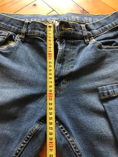 Pánske rifle - strih slim, 34