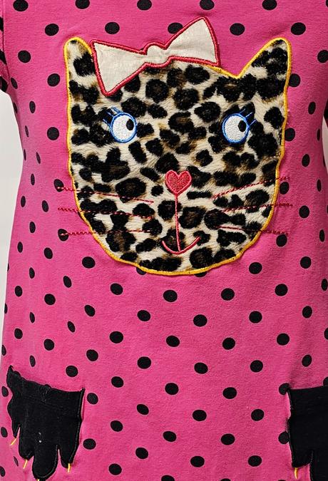 Tričko - tunika s mačičkou, lindex,110