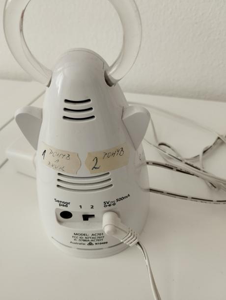 Monitor dychu a pestúnka angel care, angelcare