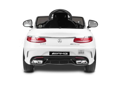 Toyz akumulátorové vozidlo mercedes amg s63 biela, 
