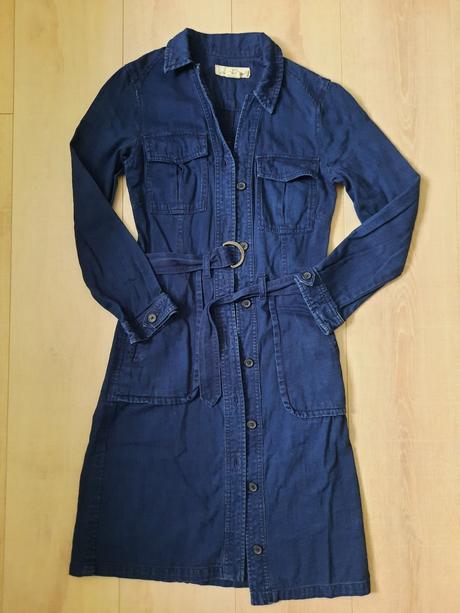 Rifľové šaty h&m, h&m,152