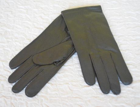 Pánske kožené rukavice - tmavo hnedé, l