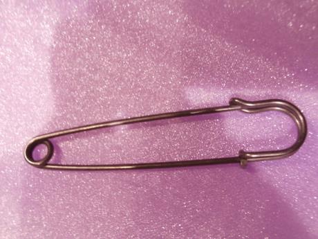 Štrikovaná ružička+veľký pripinák, 