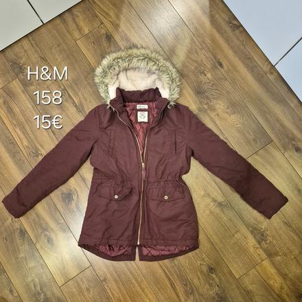 Zimná bunda, h&m,158