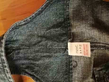 Riflové šaty, next,80