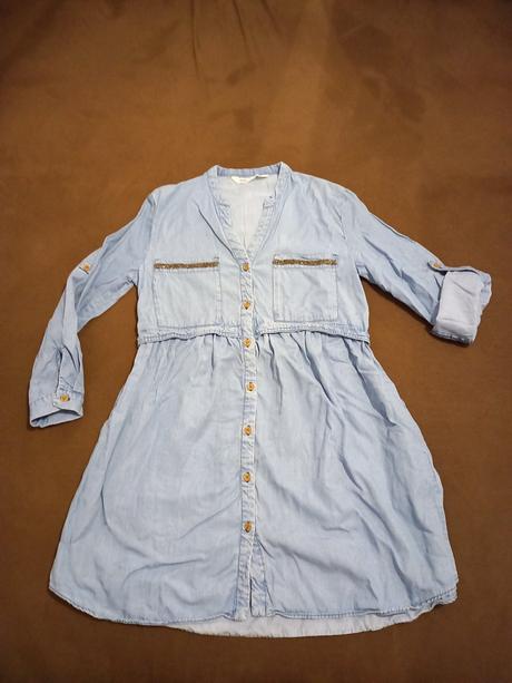 Šaty, alebo predĺžená košeľa, zara,xs